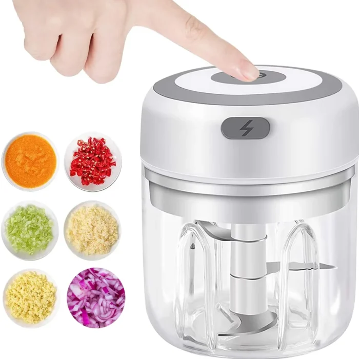 Electric Kitchen Food Chopper Mini Garlic Masher crusher USB Portable Meat Grinder Vegetable Chopper for Kitchen Gadgets - Image 2