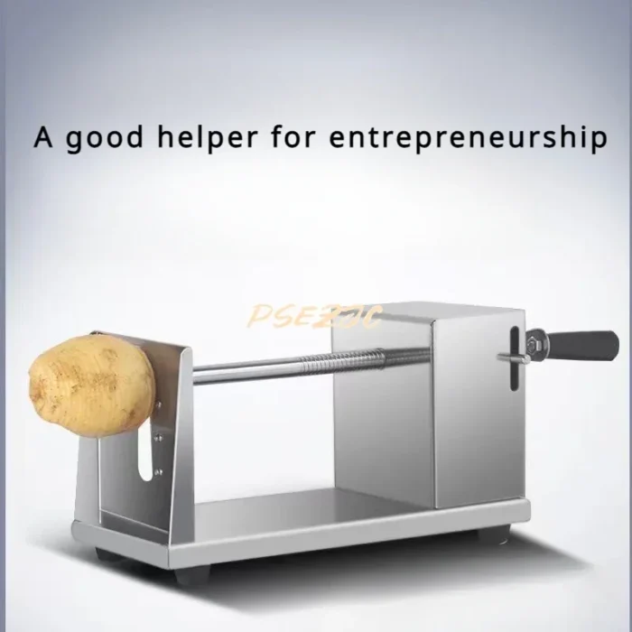 Commercial Stainless Steel Potato Tower Machine Manual Whirlwind Potato Slicer French Fry Tool - Image 2