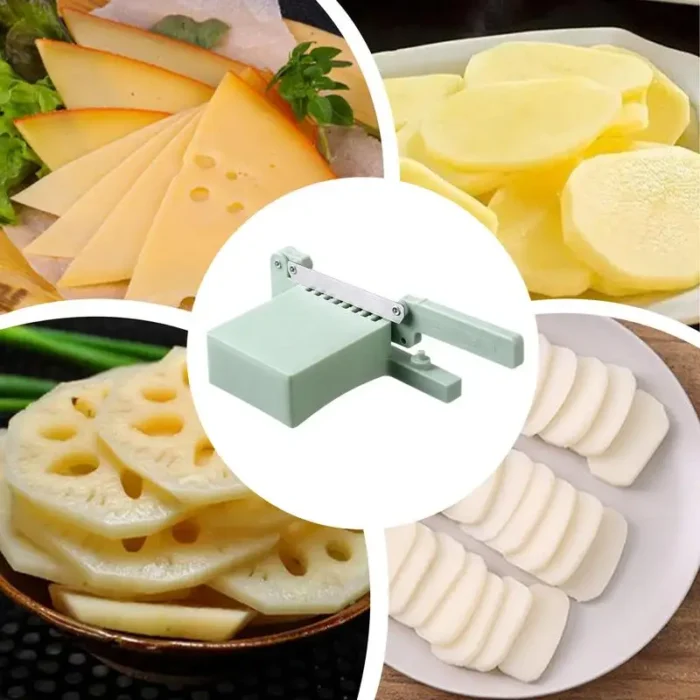 Household Multifunctional Table Slicer Frozen Meat Cutting Machine Beef Mutton Rolls Cutter Fruit Vegetable Slicer Kitchen Tool - Image 5