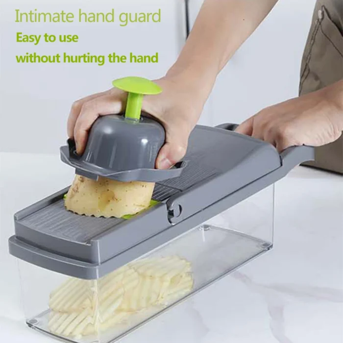 14/16 in 1 Multifunctional Vegetable Chopper Onion Chopper Handle Food Grate Food Chopper Kitchen Vegetable Slicer Dicer Cut