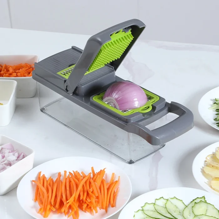 14/16 in 1 Multifunctional Vegetable Chopper Onion Chopper Handle Food Grate Food Chopper Kitchen Vegetable Slicer Dicer Cut - Image 2