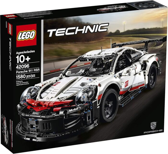LEGO Technic Porsche 911 RSR Race Car Model Building Kit 42096, Advanced Replica, Exclusive Collectible Set, Gift for Kids, Boys & Girls - Image 2