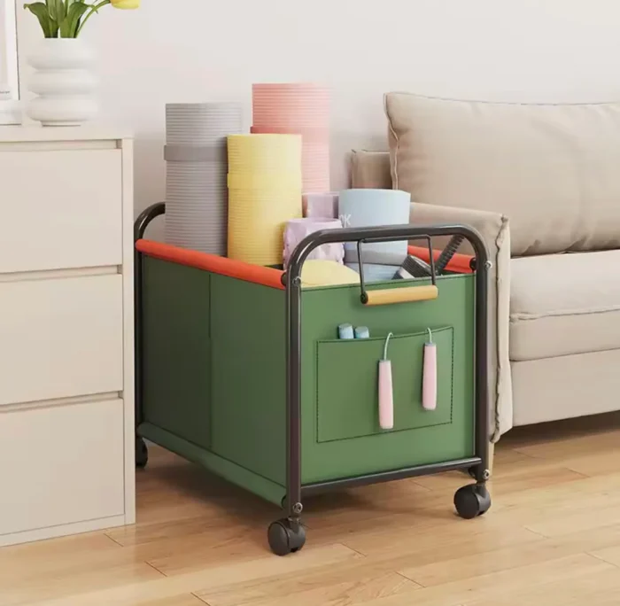Kids Bedroom Toys Storage Box, Multipurpose Bedroom Organizer, Household Toys Storage Racks With Wheels, Storage Closet Organizer - Image 3