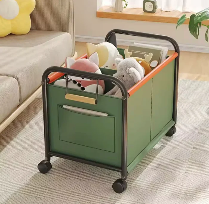 Kids Bedroom Toys Storage Box, Multipurpose Bedroom Organizer, Household Toys Storage Racks With Wheels, Storage Closet Organizer - Image 2